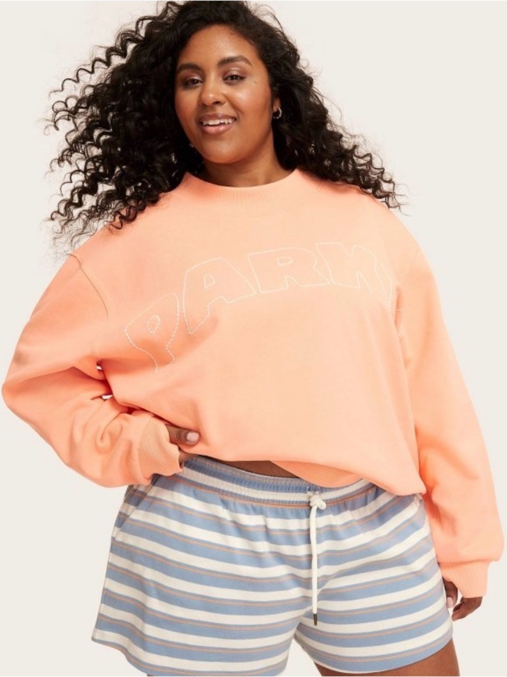 PARM Peach Crewneck Sweatshirt - Relaxed Fit